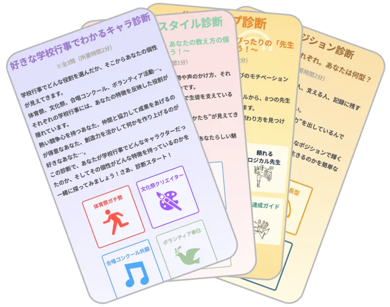 心理テストの結果例